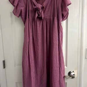 Chic Soul Mauve Maxi Dress